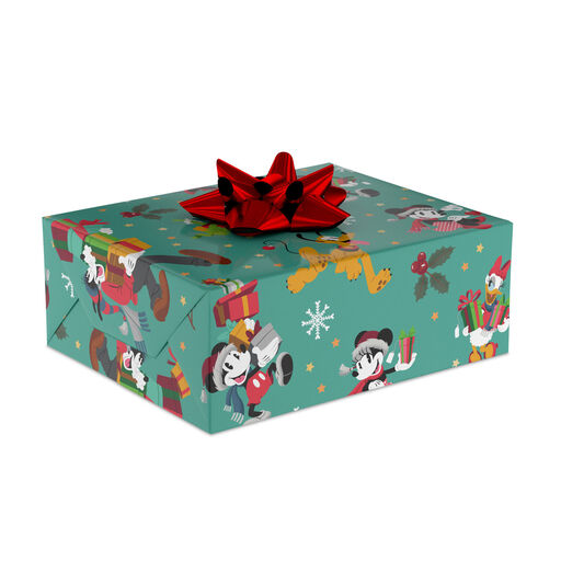 Disney Mickey Mouse and Friends Christmas Wrapping Paper, 30 sq. ft., 