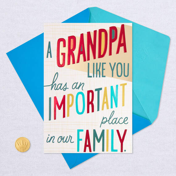 A Grandpa Like You Large Print Father's Day Card, , large image number 5