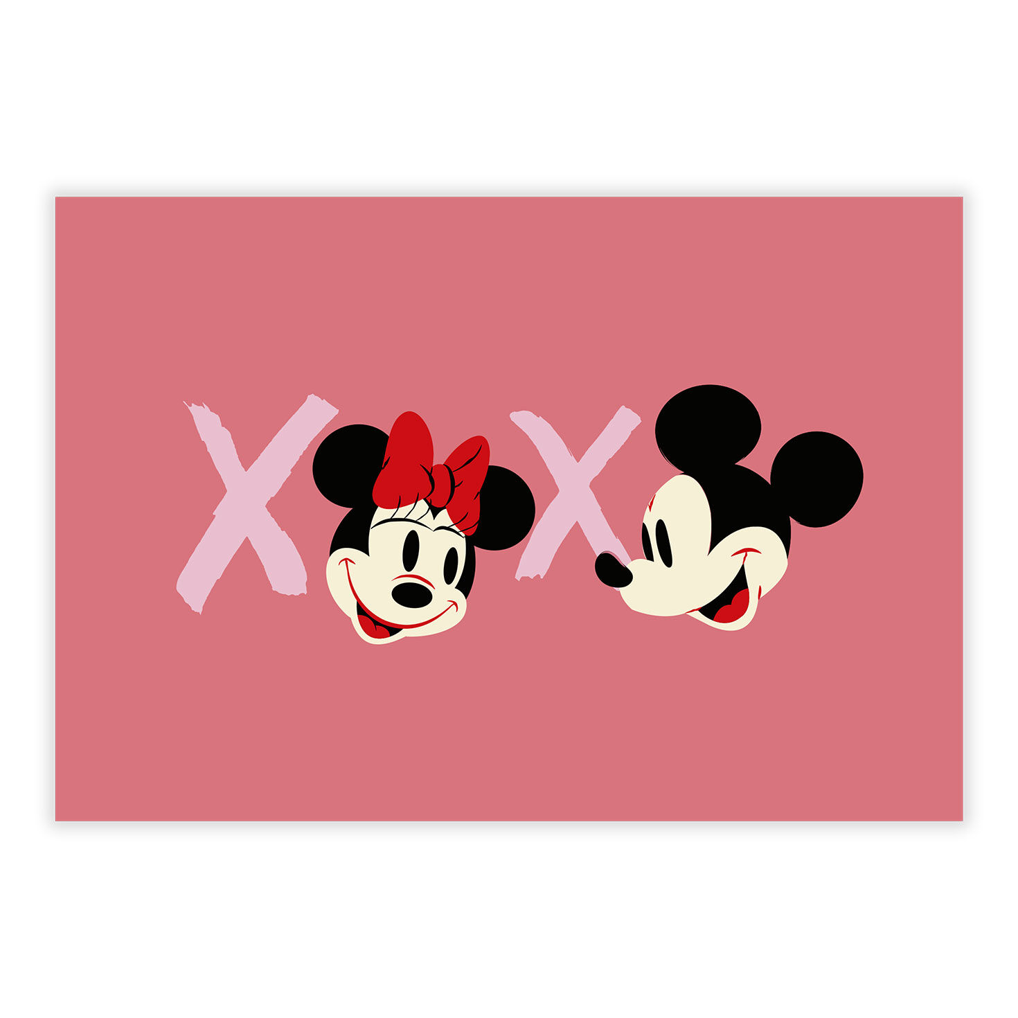 Disney Mickey and Minnie XOXO Custom Love Card, , large image number 8