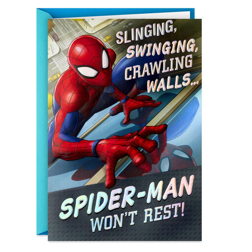 Marvel Spider-Man Best Day Birthday Card, 