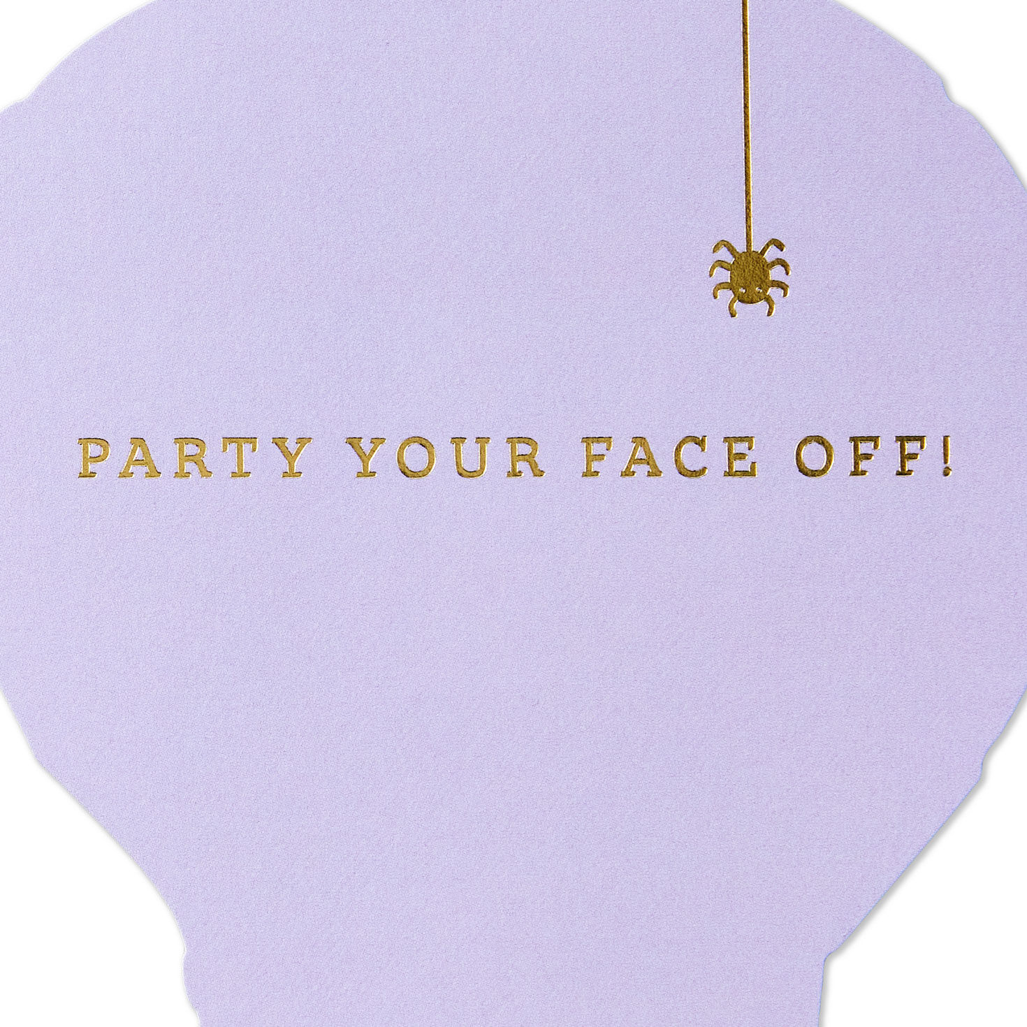 Party Your Face Off Mummy Paper Craft Halloween Card Sentiment image number 2