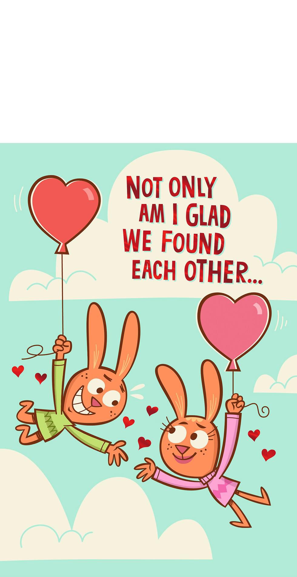 Never Let Go Valentine's Day Card