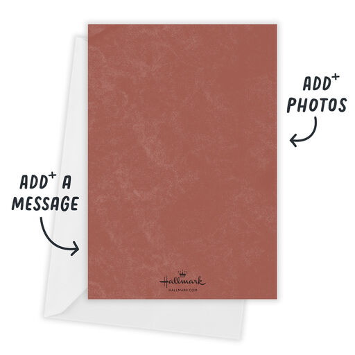 Modern Boho Joy Flat Holiday Photo Card, 