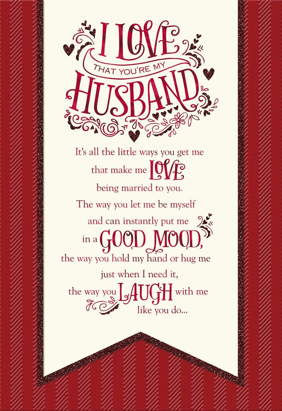 The Reasons I Love You Banner Valentine s Day Card For Husband 