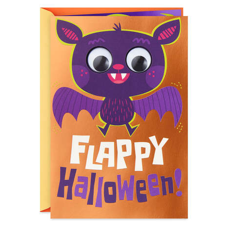 Googly Eyes Fright Night Fun Halloween Card, , large