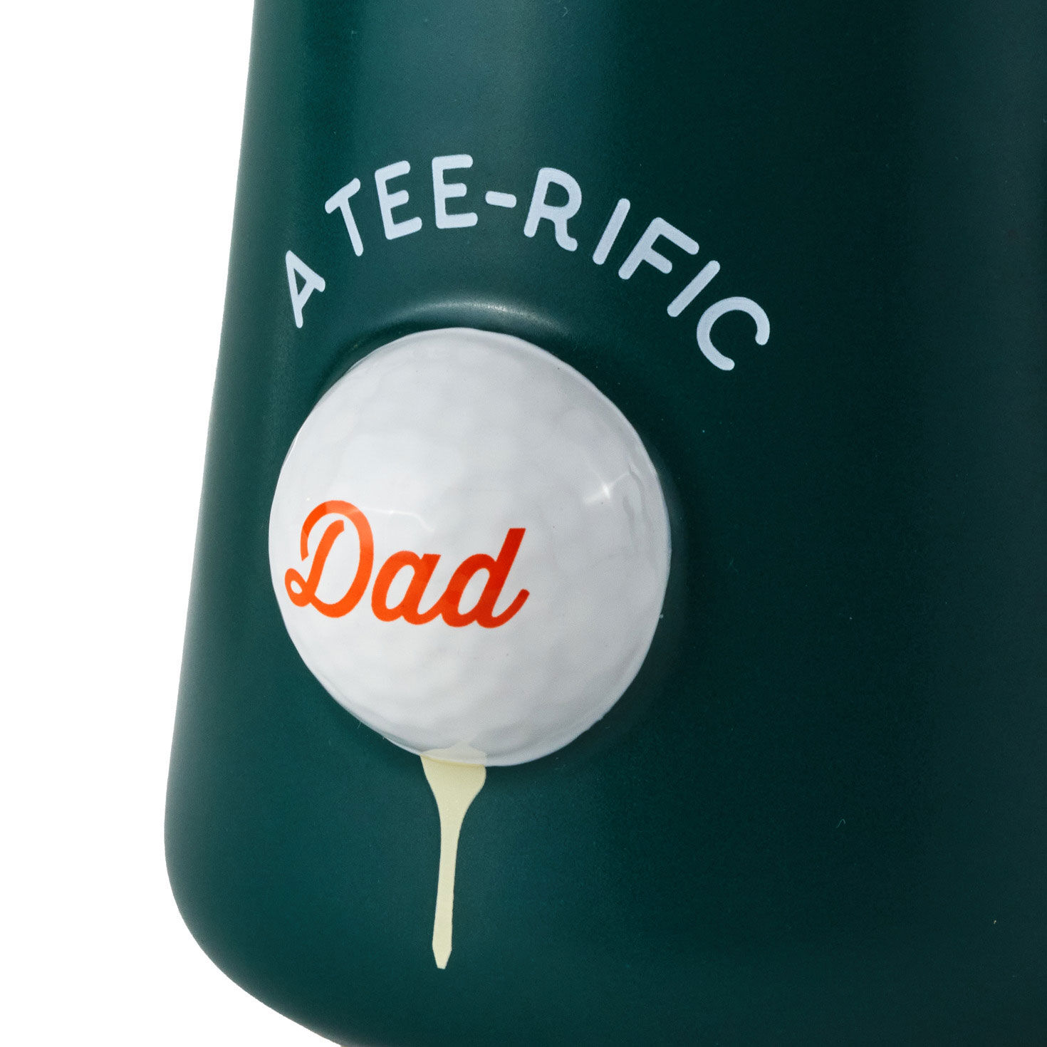 A Tee-Rific Dad Golf Ball Sculpted Mug closeup view image number 4