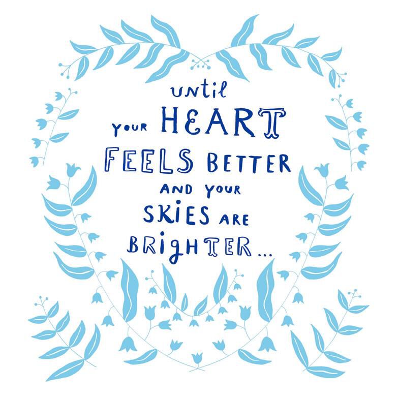 Until the Skies Are Brighter Thinking of You Card