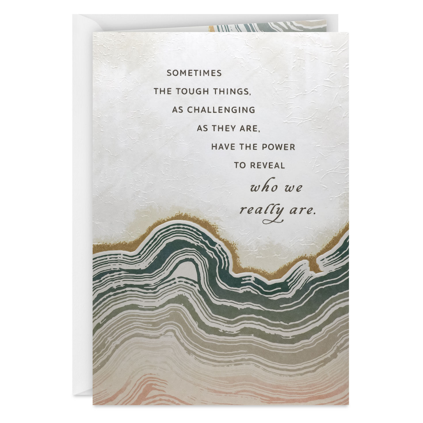 Strong, Resilient and Deserving Encouragement Card