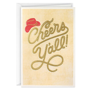 Hallmark x Opry® Cheers Y'all Blank Card