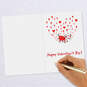 Cute Puppy Dog and Paint Happy Valentine's Day Card, , large image number 6
