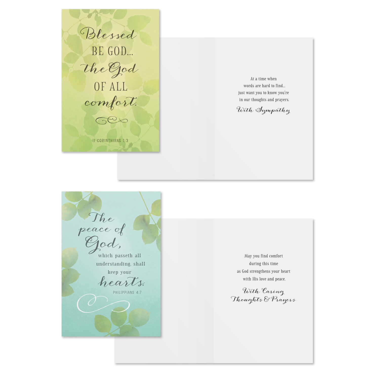 Prayers DaySpring Sympathy Cards Assortment Card Front with Sentiment image number 3