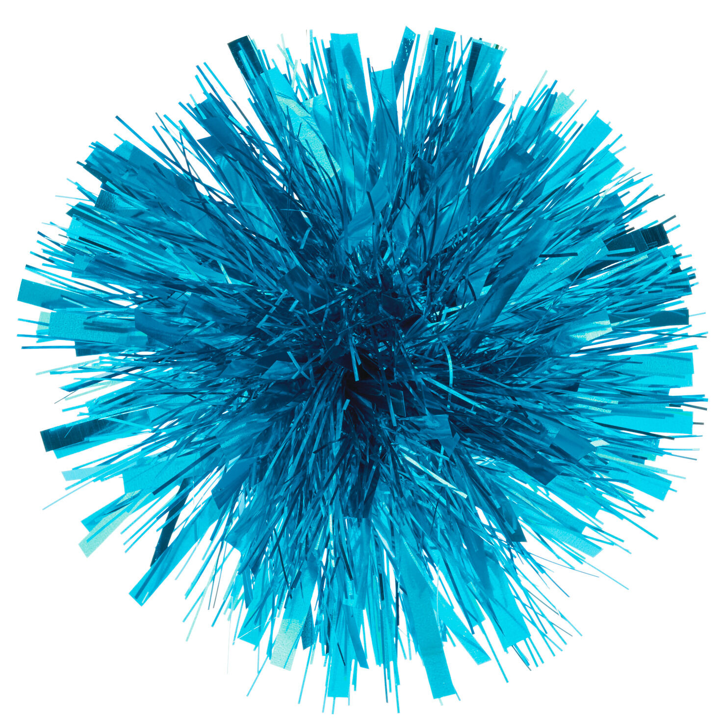 Turquoise Metallic Pom-Pom Gift Bow, 5.5" for only USD 3.99 | Hallmark