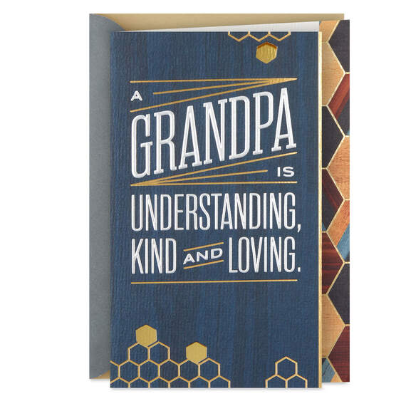 You're Loved and Valued Large Print Father's Day Card for Grandpa