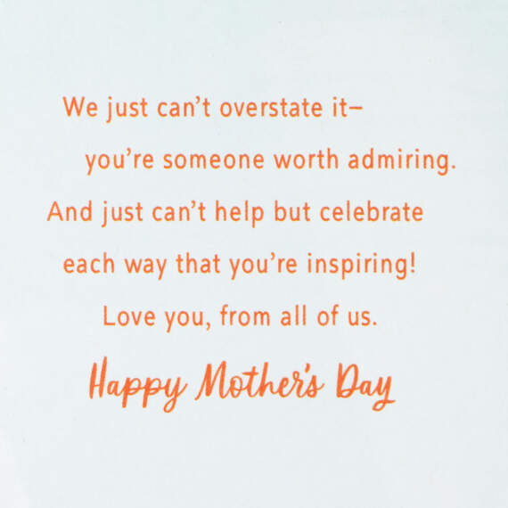 You Keep Our Family Thriving Mother's Day Card for Mom From All, , large image number 2