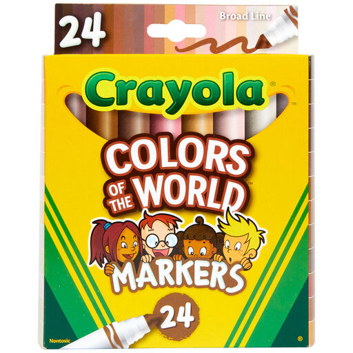 Crayola® Colors of the World Markers, 24-Count, 