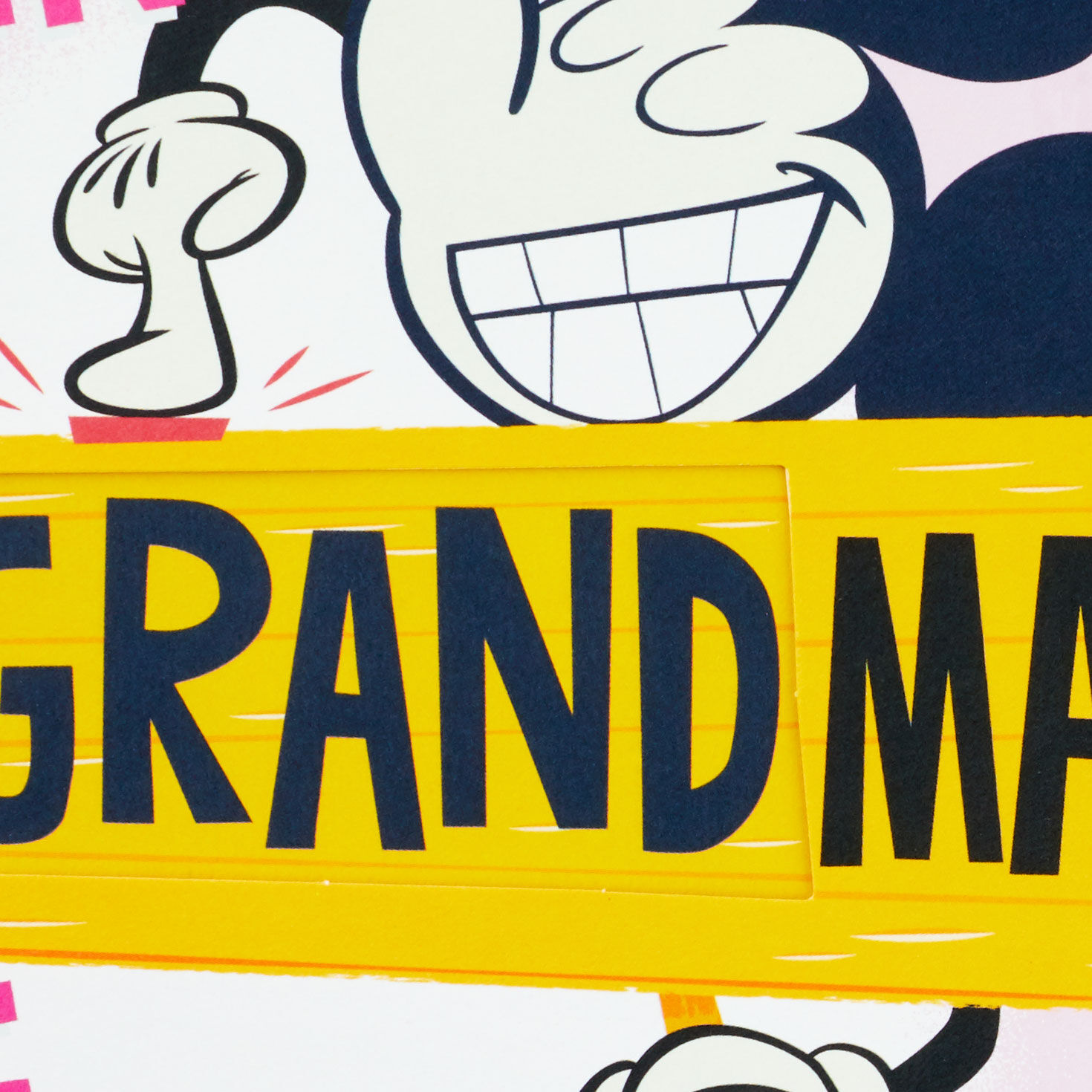 Mickey Mouse Pop-up Mother's Day Card for Grandmother Card Front Detail image number 4