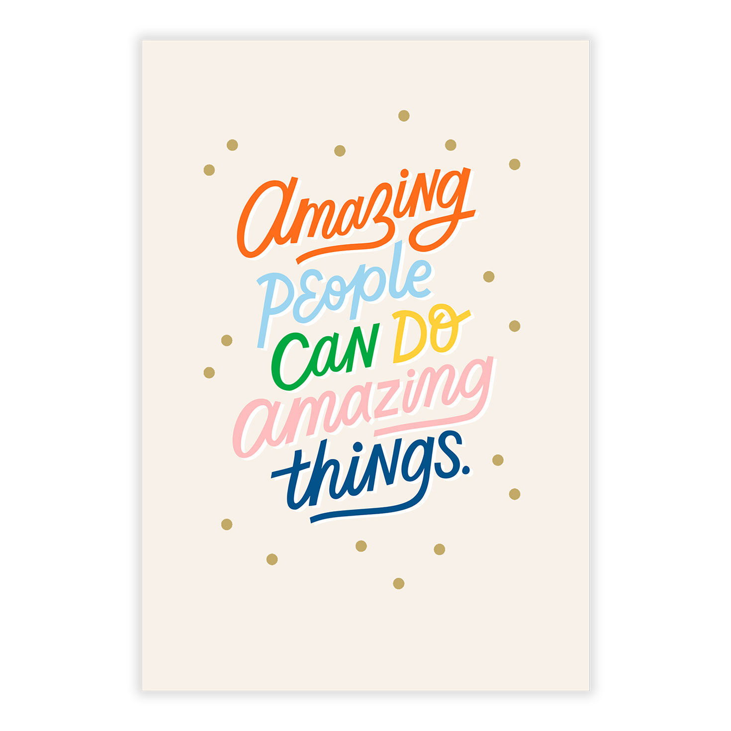 You Can Do Amazing Things Blank eCard, , large image number 2