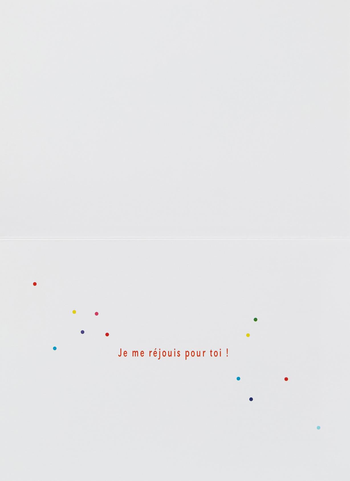 Bravo Sprinkles French-Language Congratulations Card