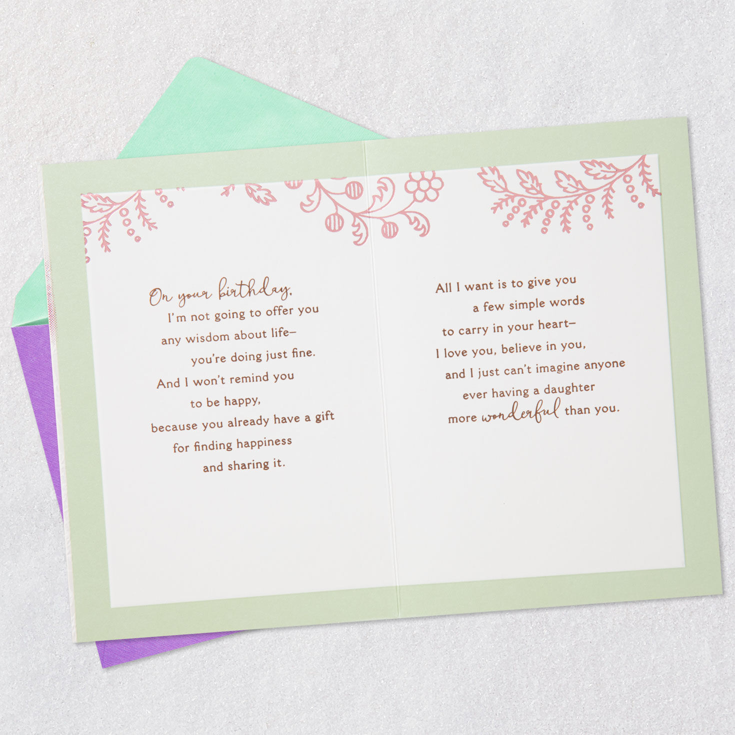 You Have a Gift for Sharing Happiness Birthday Card for Daughter, , large image number 4