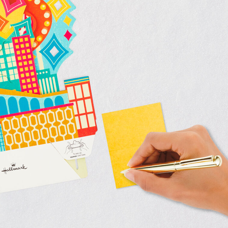 Celebrating You 3D Pop-Up Musical Birthday Card With Light, , large image number 6