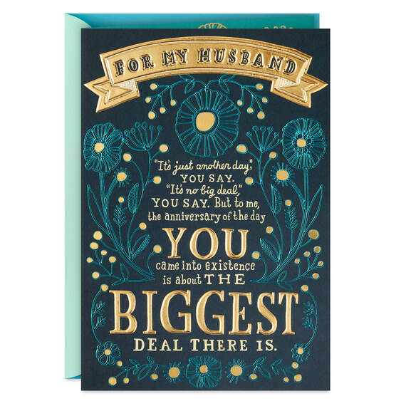 The Gift of You Birthday Card for Husband, , large image number 1