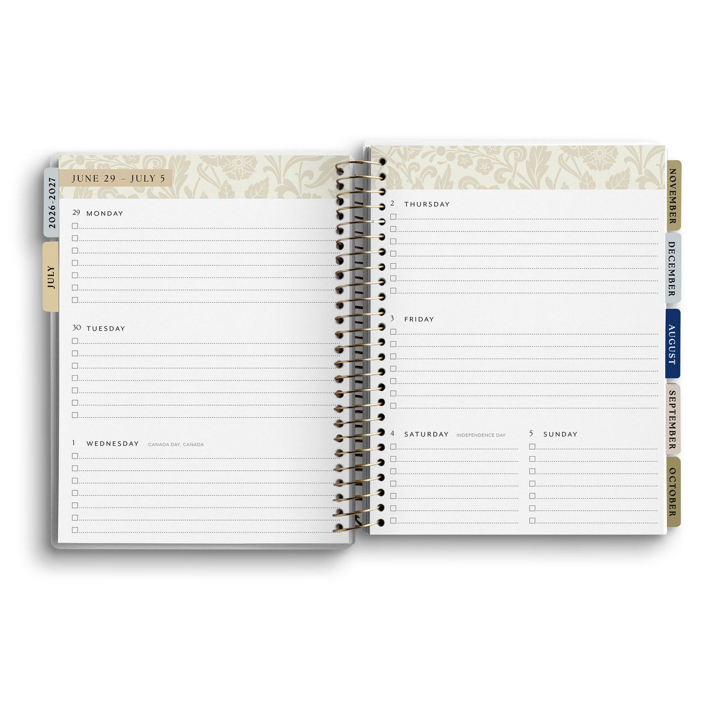 Walking With Jesus Agenda Dated 2027 Planner inside spread image number 5