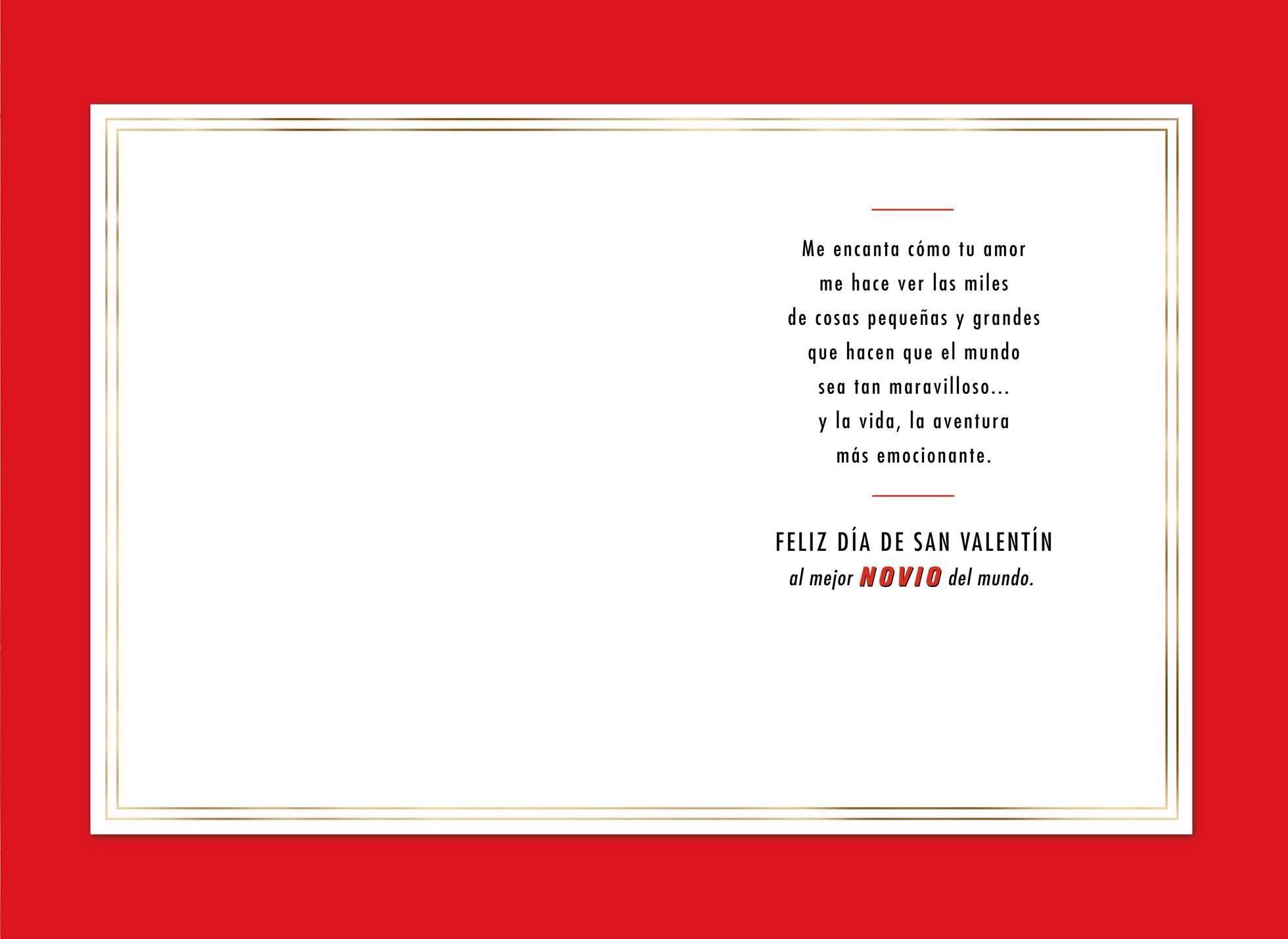 Superman™ Spanish-Language Valentine's Day Card for Boyfriend
