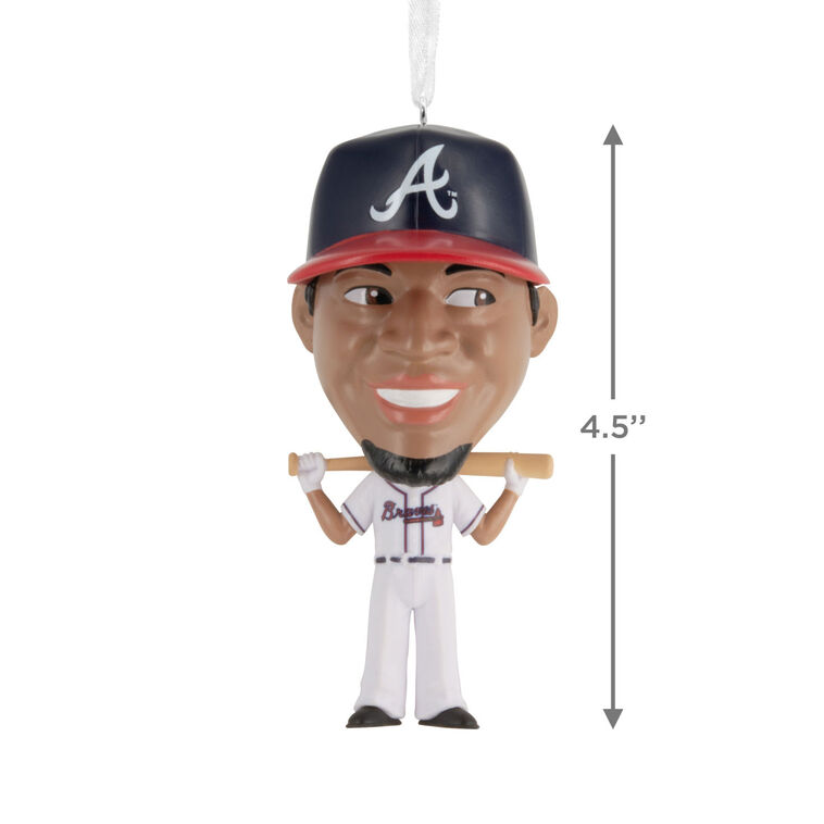 MLB Atlanta Braves™ Ronald Acuña Jr. Bobblehead Ornament, , large image number 3