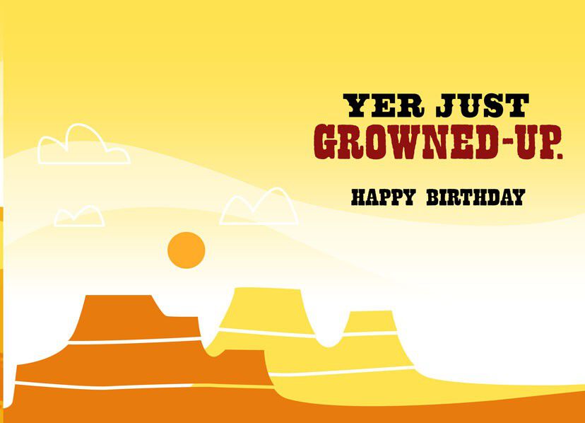 Yer Not Old Yosemite Sam Birthday Card