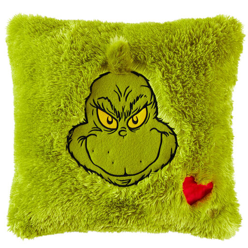 Dr. Seuss's How the Grinch Stole Christmas!™ Grinch Light-Up Pillow, 16x16, 