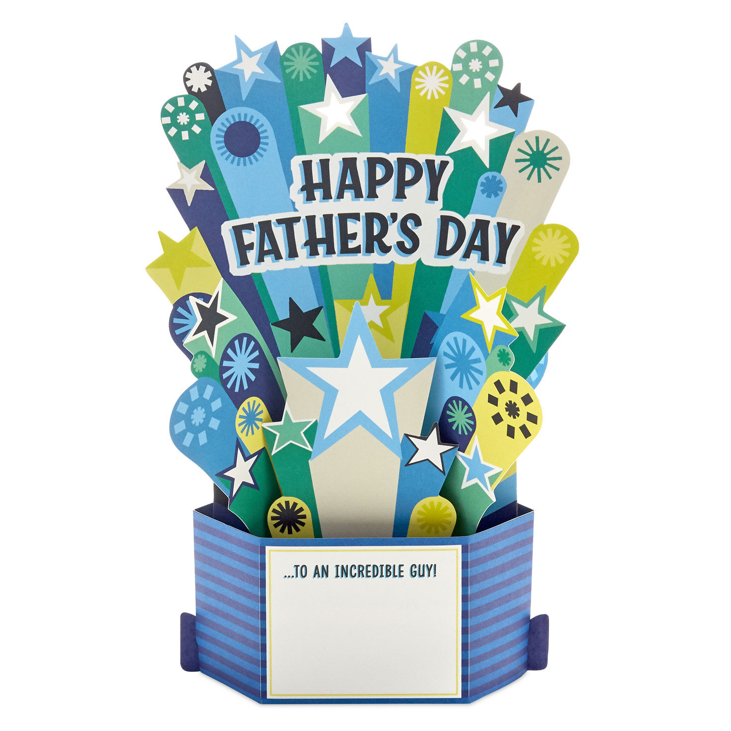 You're an Incredible Guy Musical 3D Pop-Up Father's Day Card With Light, , large image number 2