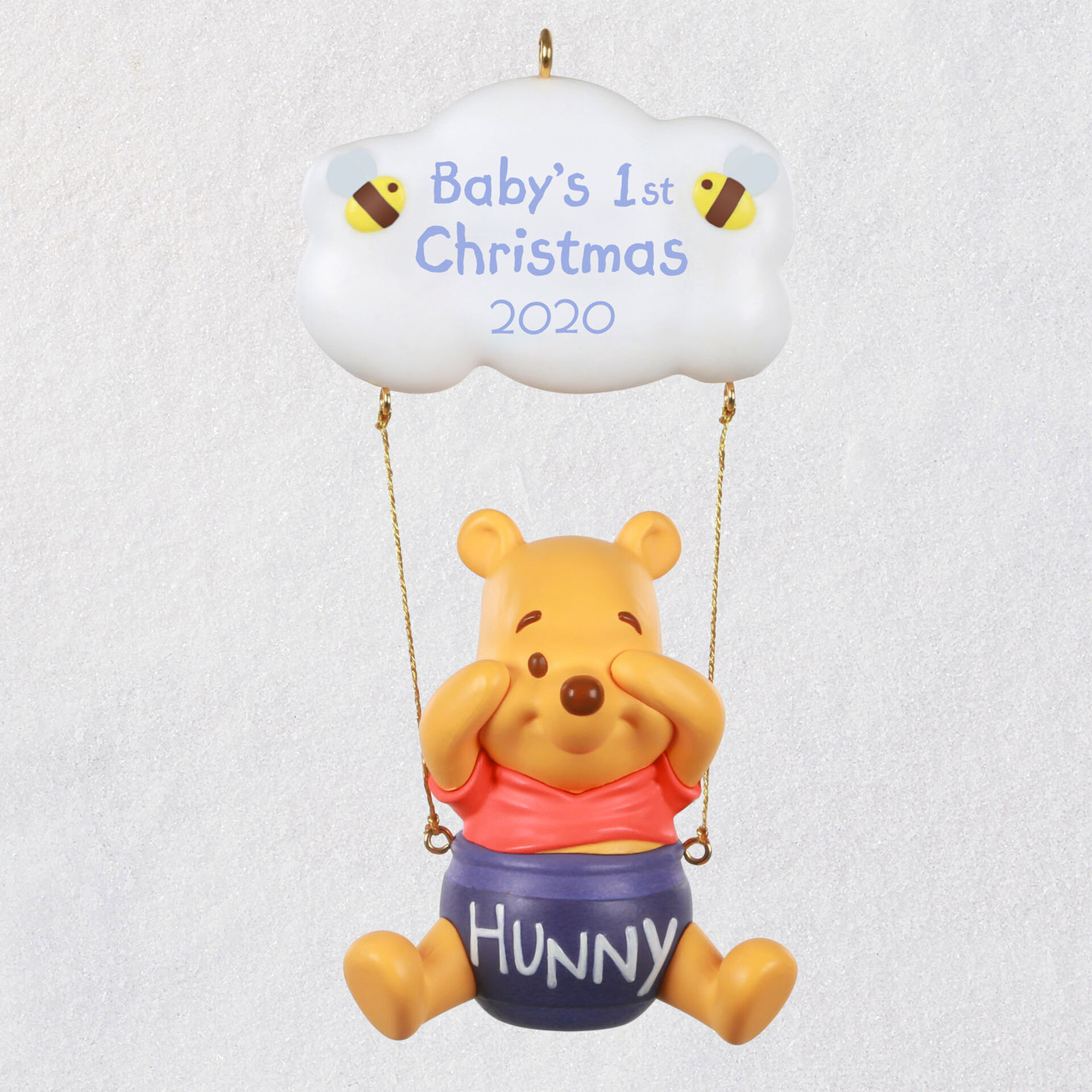 babys first christmas disney ornament 2020 Disney Winnie The Pooh Baby S First Christmas 2020 Ornament Keepsake Ornaments Hallmark babys first christmas disney ornament 2020