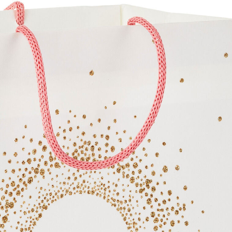 Sparkling Concentric Circles Medium Gift Bag Handel detail image number 4