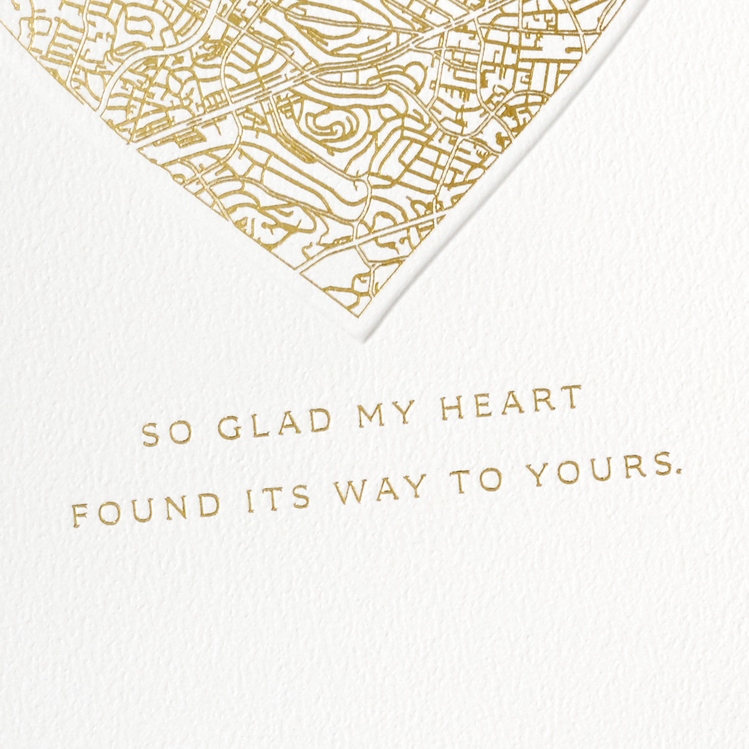 Heart Road Map With Pin Signature Love Card Card Front Detail image number 5