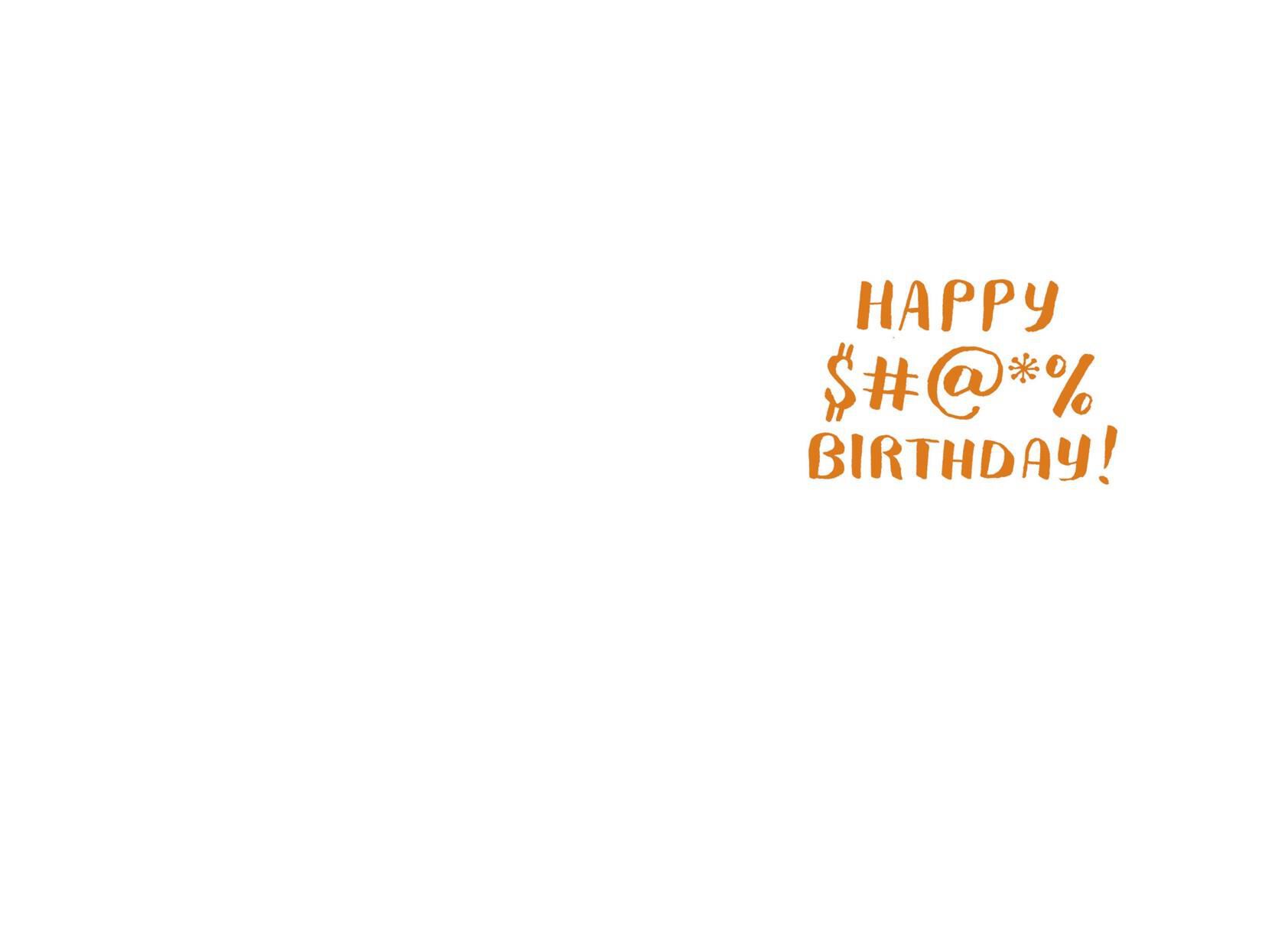 Happy Bleepin' Birthday Card