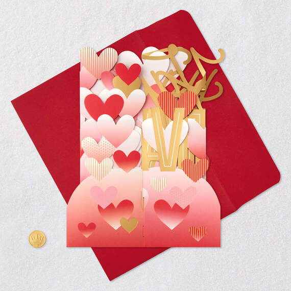 Jumbo Happy Valentine's Day 3D Pop-Up Valentine's Day Card, , large image number 6