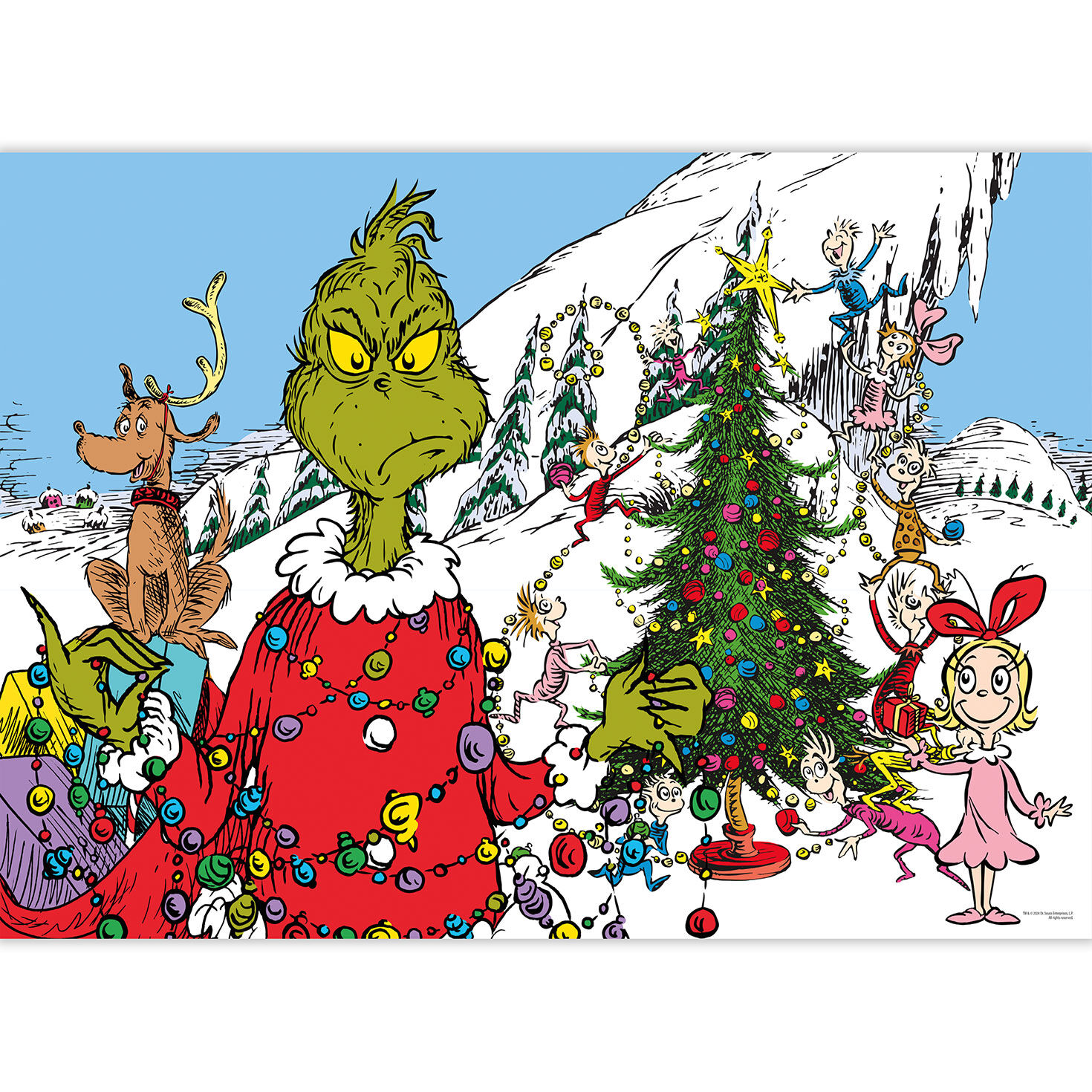 How Grinch Stole Christmas Scenes Puzzle front image number 2