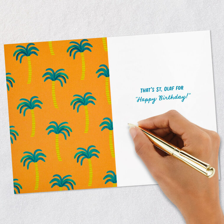 St. Olaf Rose Golden Girls Funny Birthday Card Signing card image number 6