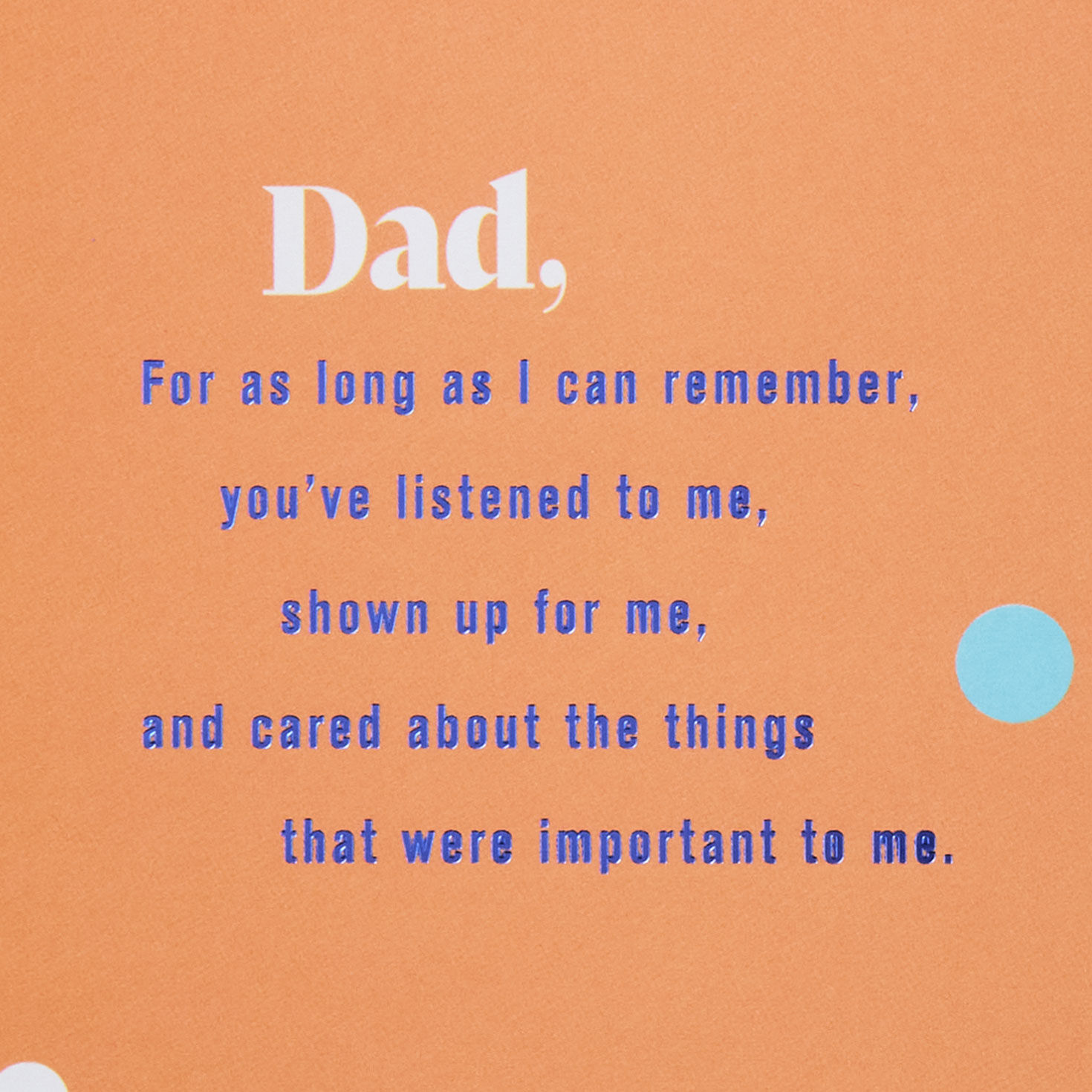 Lettering Over Blue Sky Birthday Card for Dad Sentiment image number 2