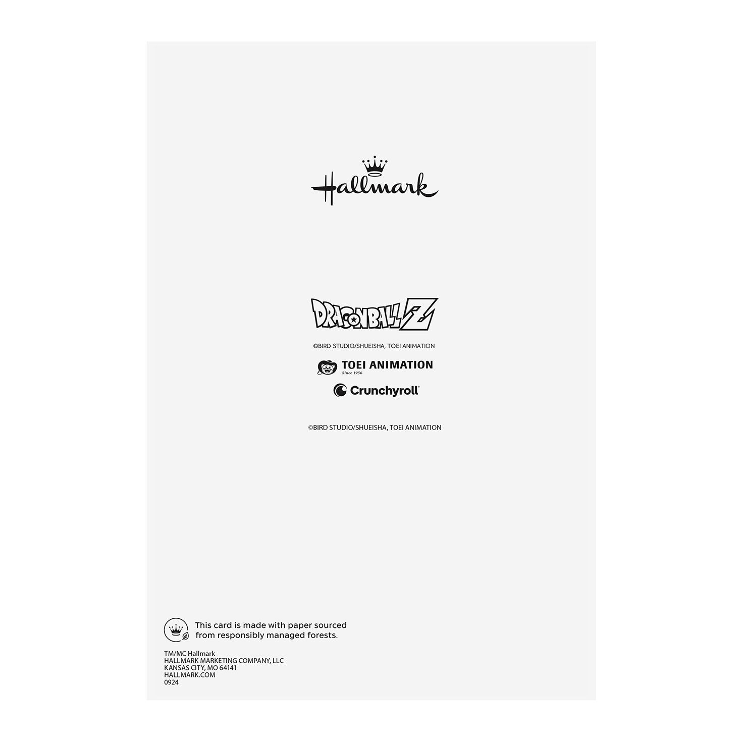 Dragon Ball Z Fighting Spirit Birthday Card, , large image number 3