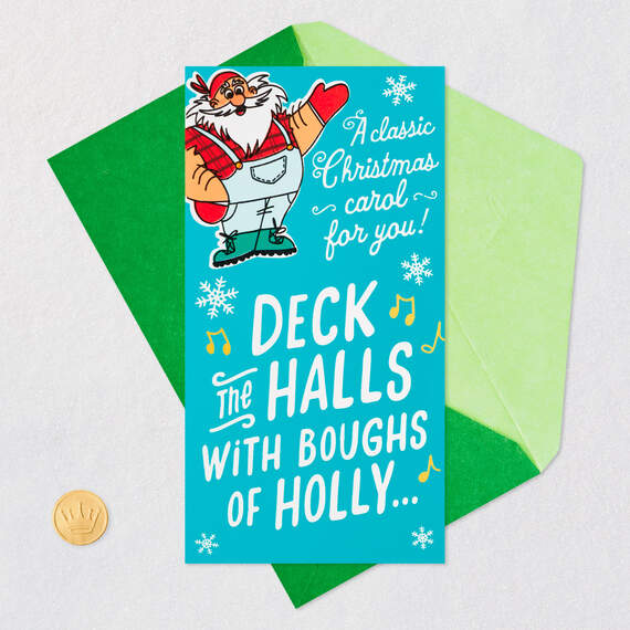 Funny Carol Money Holder Christmas Card, , large image number 7