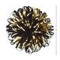 5" Black and Gold Looped Pom-Pom Gift Bow, , large image number 2