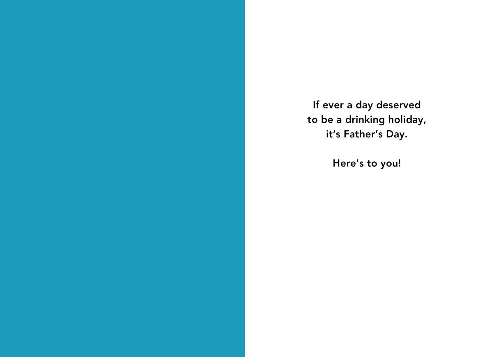 More Beer Father's Day Card
