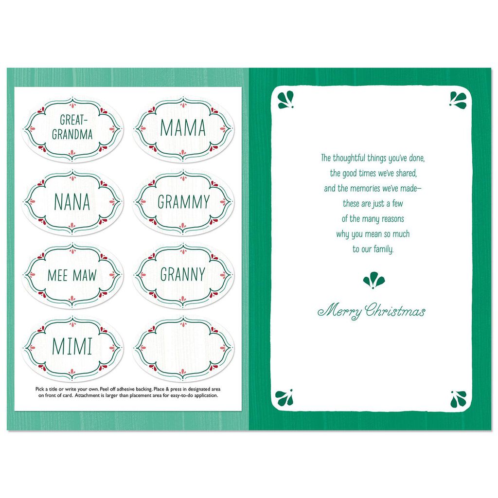 customizable christmas card with
