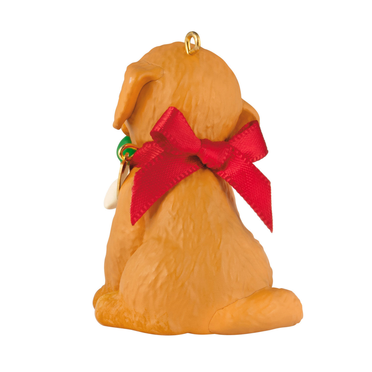 Golden Retriever With Duck Keepsake Ornament Back image number 6
