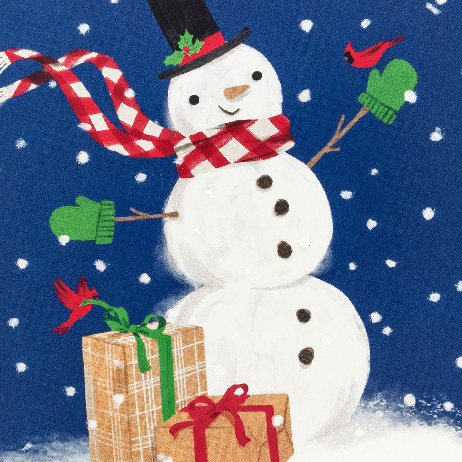 Snowman Boxed Christmas Cards Bulk Pack Cover Detail image number 5