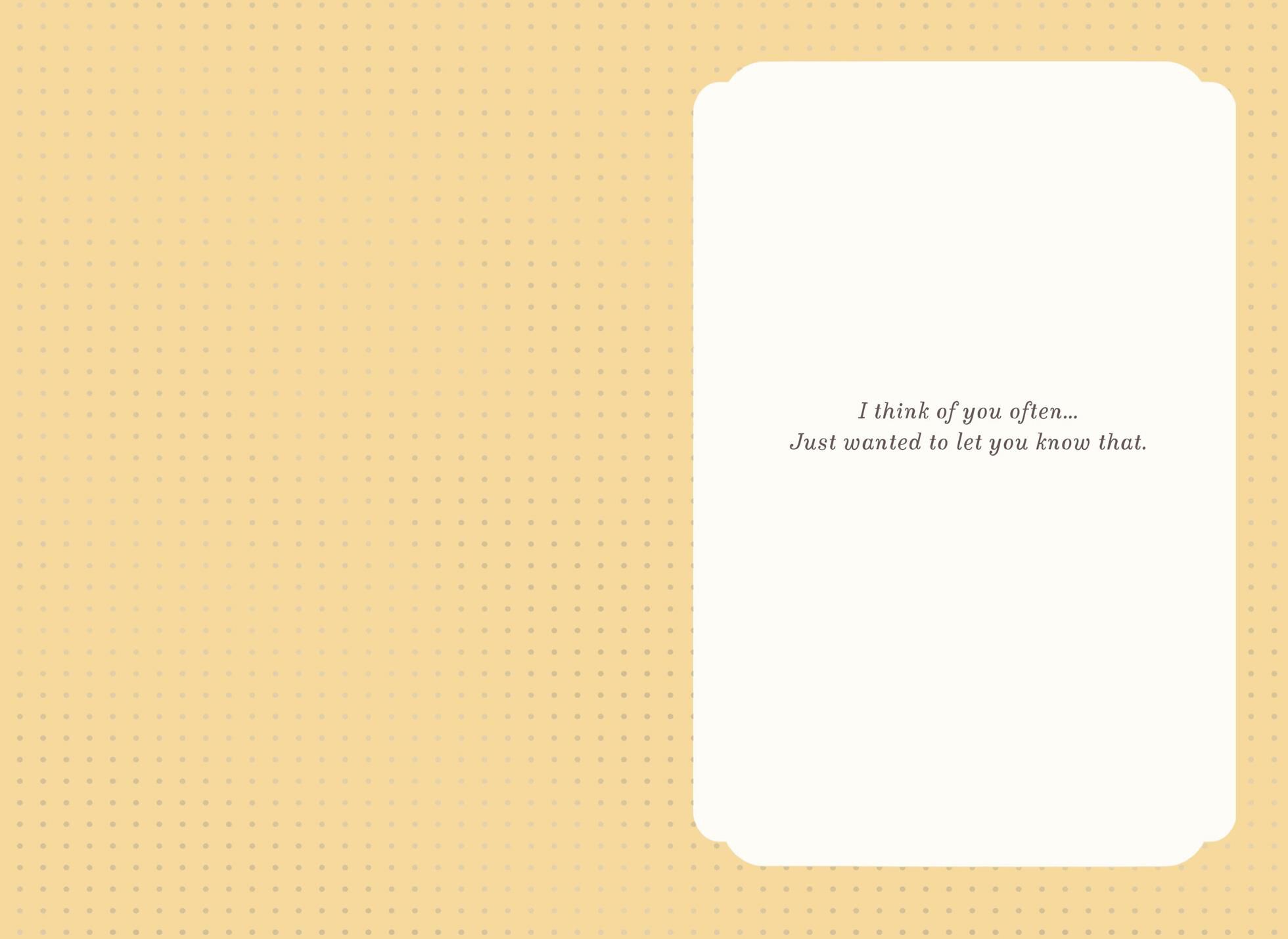 Sad White Bulldog Puppy Encouragement Card