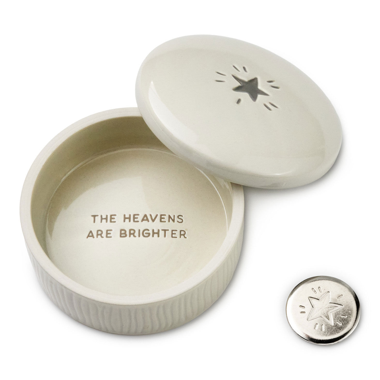 Heavenly Star Lidded Trinket Dish With Token