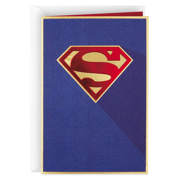 DC Comics™ Superman™ No Cape Needed Friendship Card