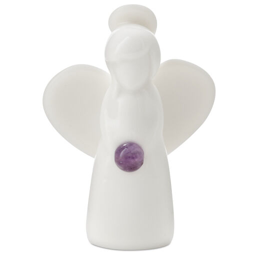 Amethyst Angel of Inspiration Mini Angel Figurine, 2", 